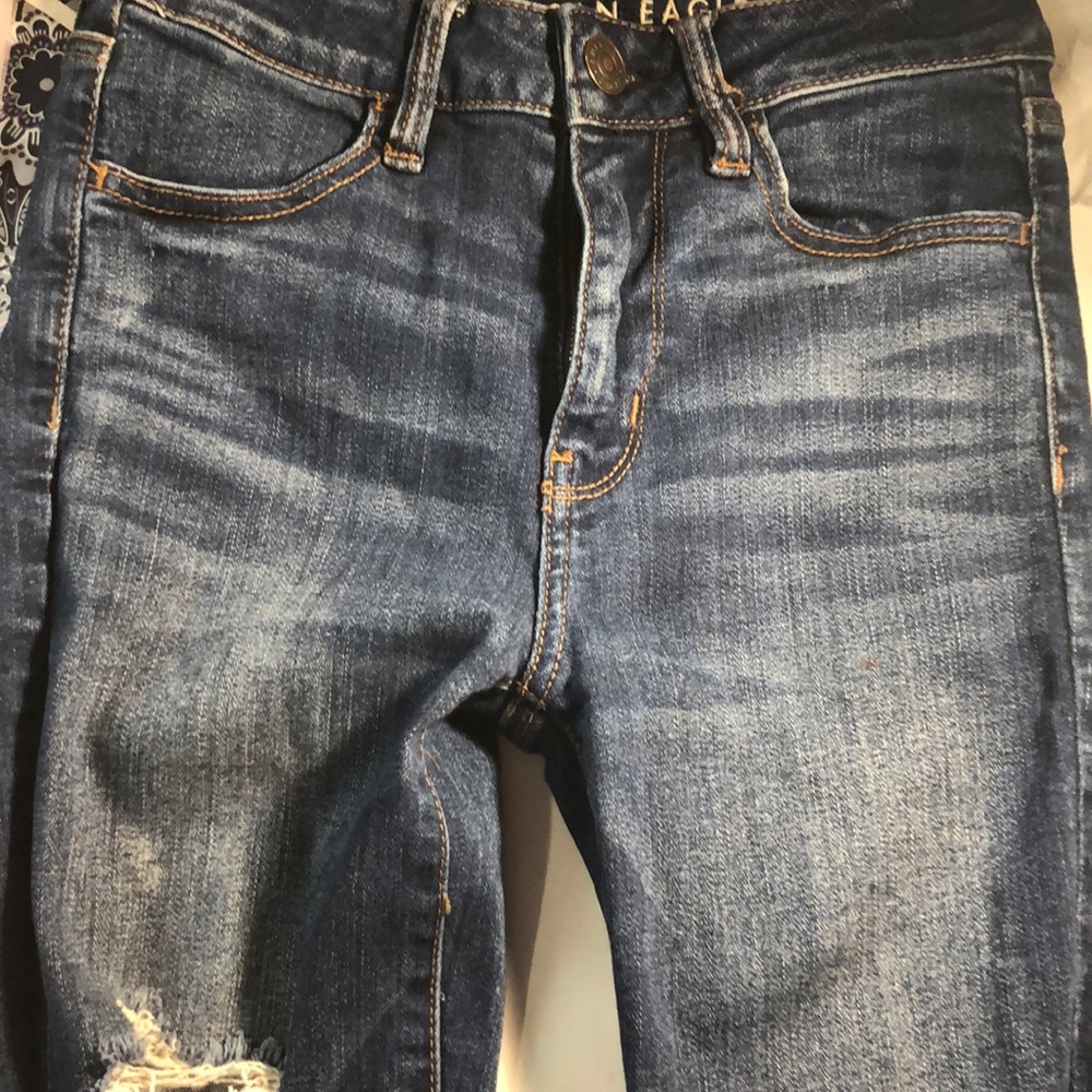 American eagle dark wash jeans